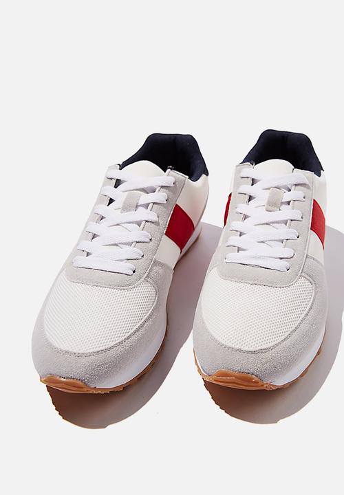 Cotton On - Olympia heritage trainer - red & navy