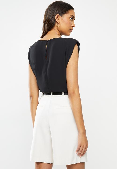 VELVET - Muscle tee blouse - black