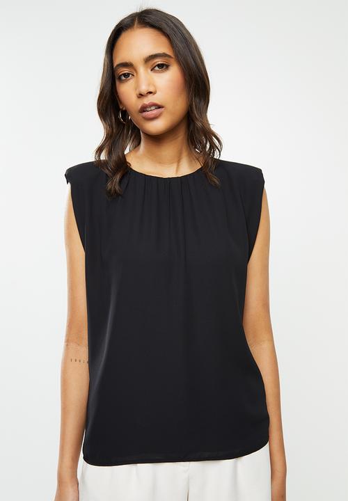 VELVET - Muscle tee blouse - black