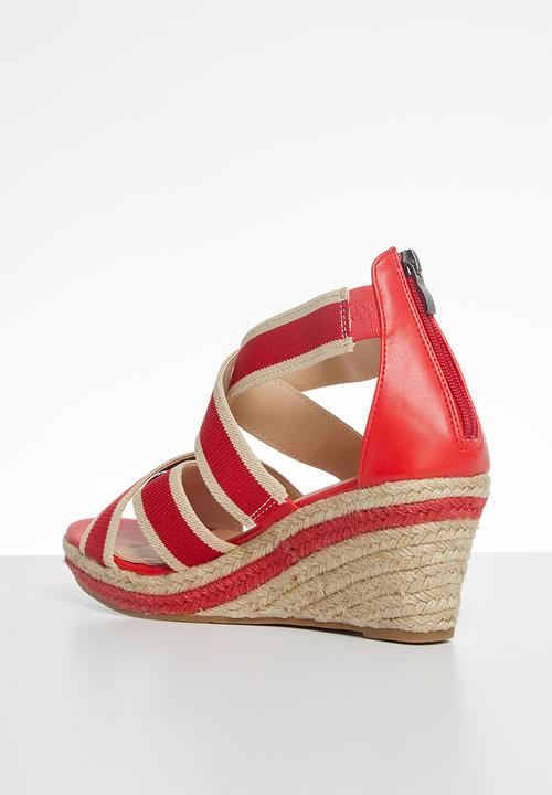 Plum - Toula wedge - red