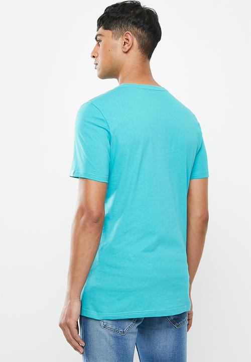 Original Penguin - Embroidered T-shirt - blue