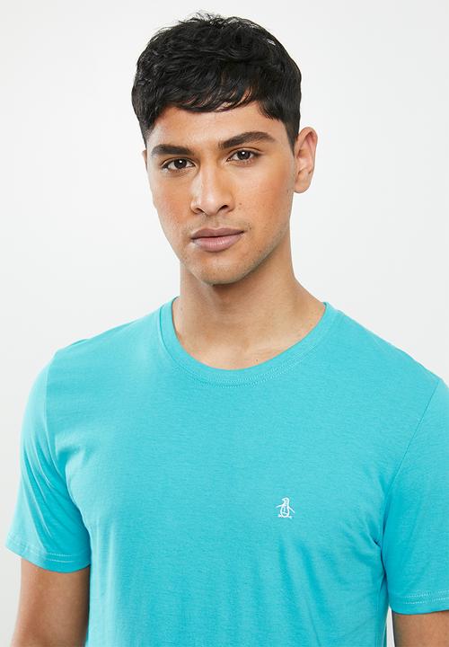 Original Penguin - Embroidered T-shirt - blue