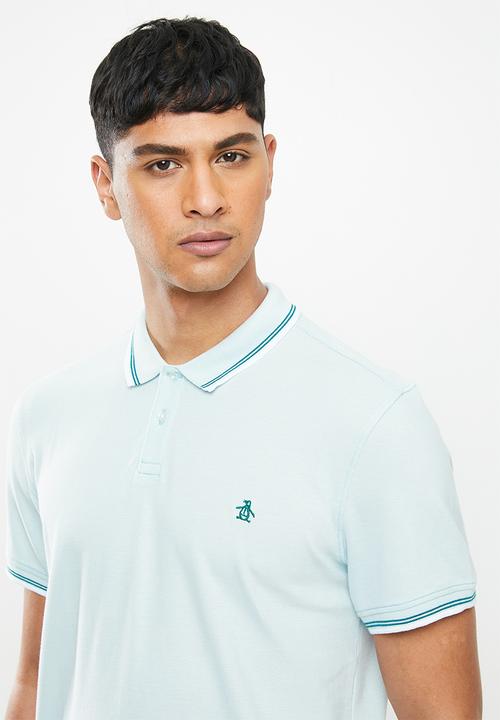 Original Penguin - Tipped polo - blue