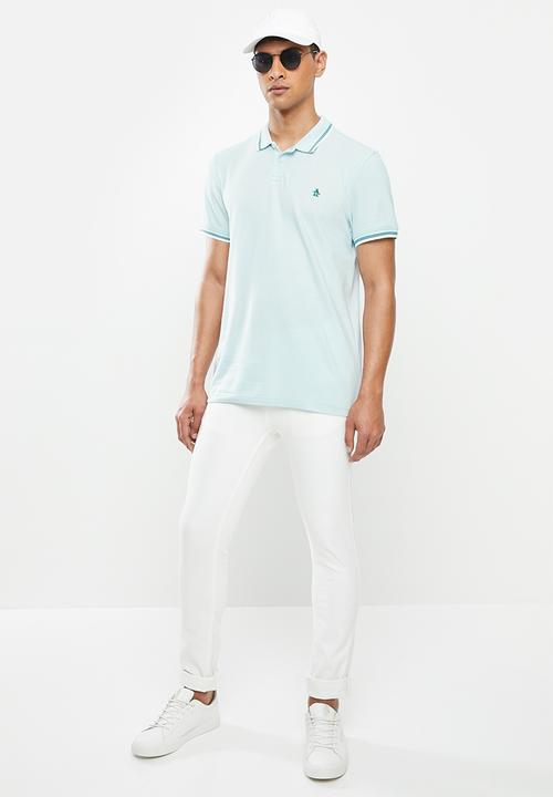 Original Penguin - Tipped polo - blue