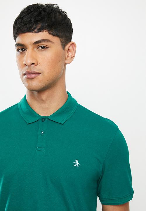 Original Penguin - Raised rib polo - blue