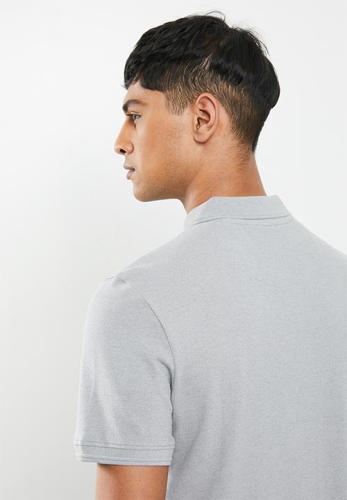 Original Penguin - Raised rib polo - grey