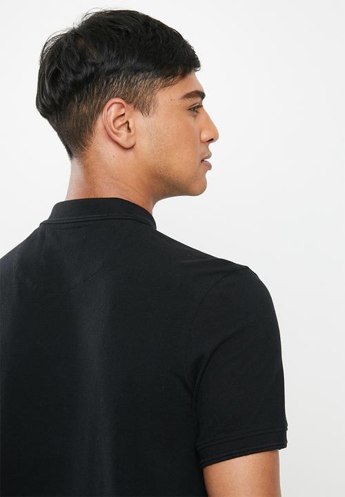 Original Penguin - Raised rib polo - black