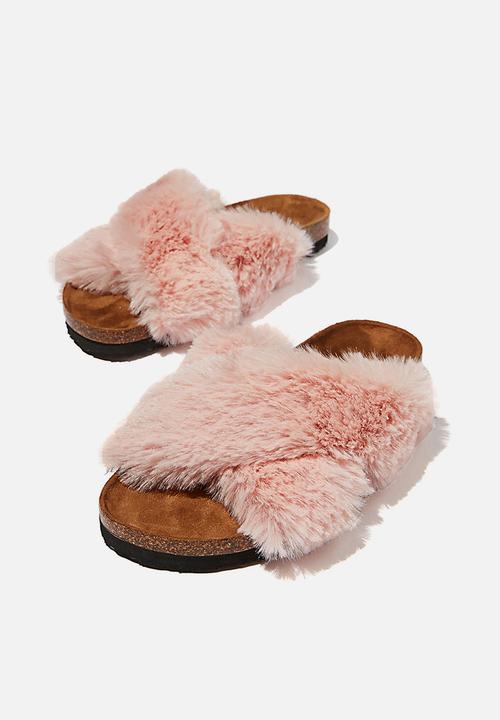 Cotton On - Cosy crossover slipper - blush