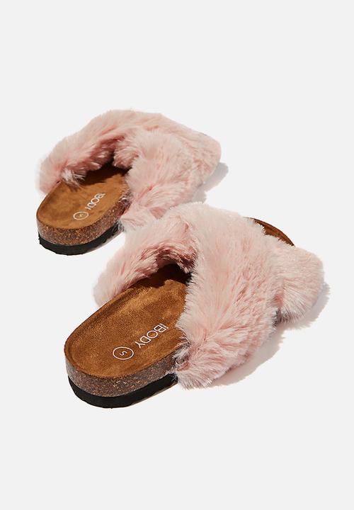 Cotton On - Cosy crossover slipper - blush