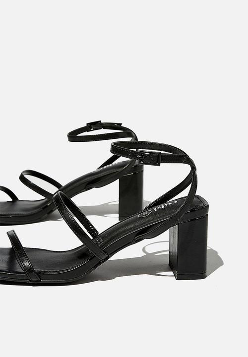 Cotton On - Layla block heel - black
