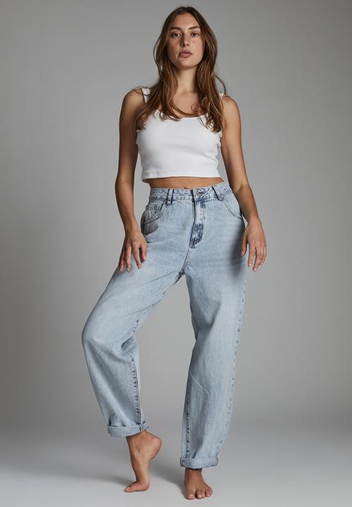 Cotton On - Slouch mom jean - avalon blue