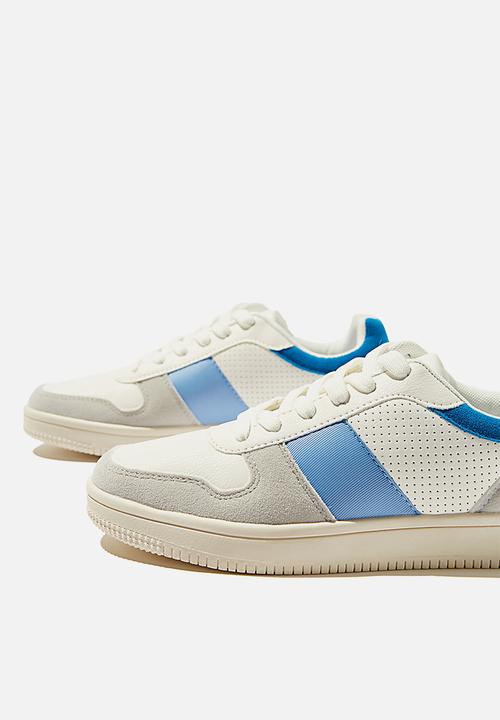 Cotton On - Alba retro low rise  - white &  blue