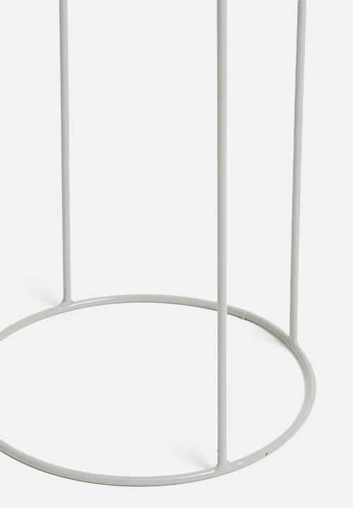 Emerging Creatives - Ava drum planter - clay grey