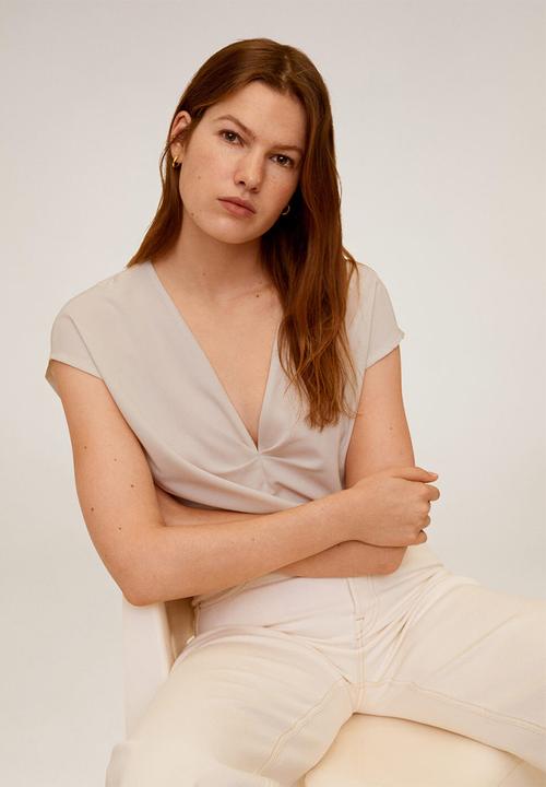 MANGO - Chemapli T-shirt - neutral