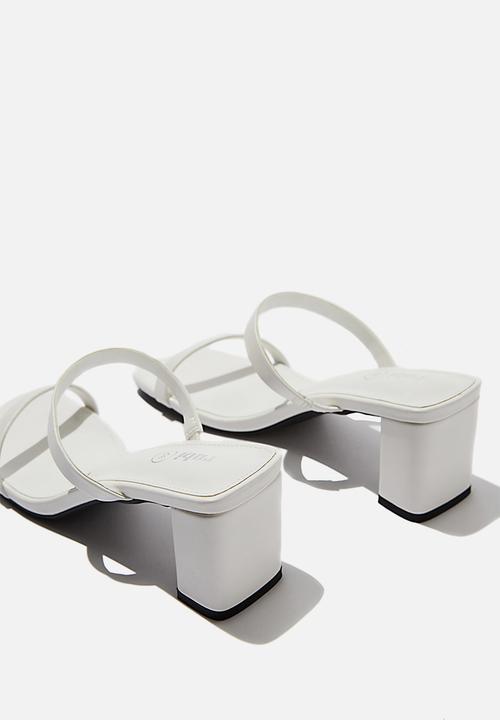 Cotton On - Merita mule - white