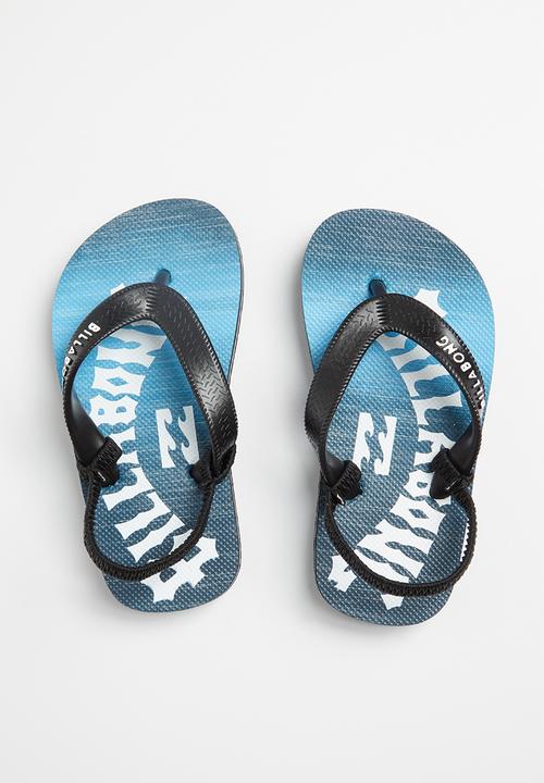 Billabong  - Groms anchored sergio flip flops - light blue