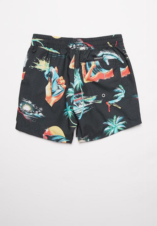 Quiksilver - Sun damage volley youth 14nb - multi 