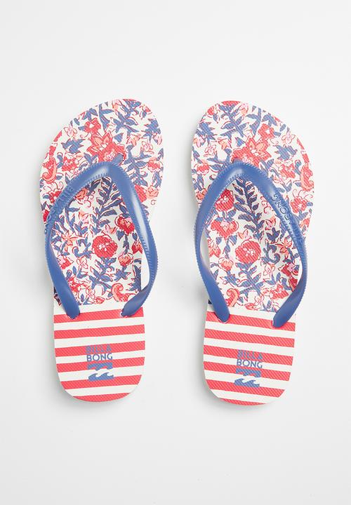 Billabong  - Dama flip flops - red