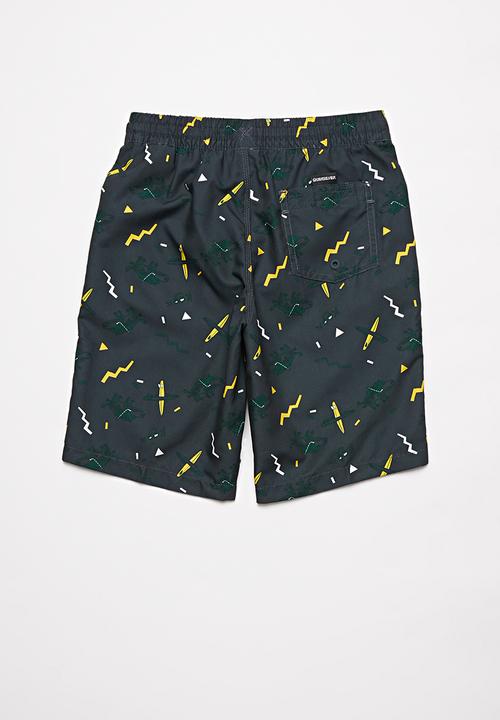 Quiksilver - Flip snacking volley boy 14 - charcoal