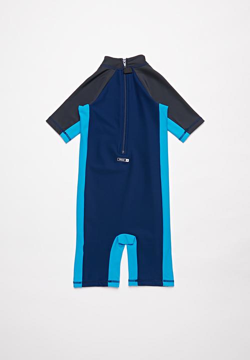Quiksilver - Thermo short sleeve Upf 50 rash vest - blue