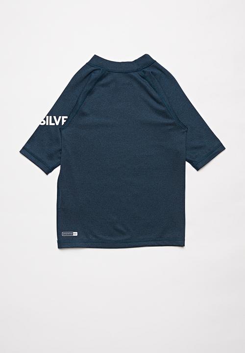 Quiksilver - All time short sleeve rash vest - navy