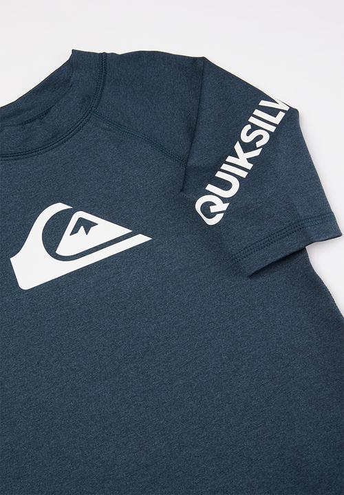 Quiksilver - All time short sleeve rash vest - navy
