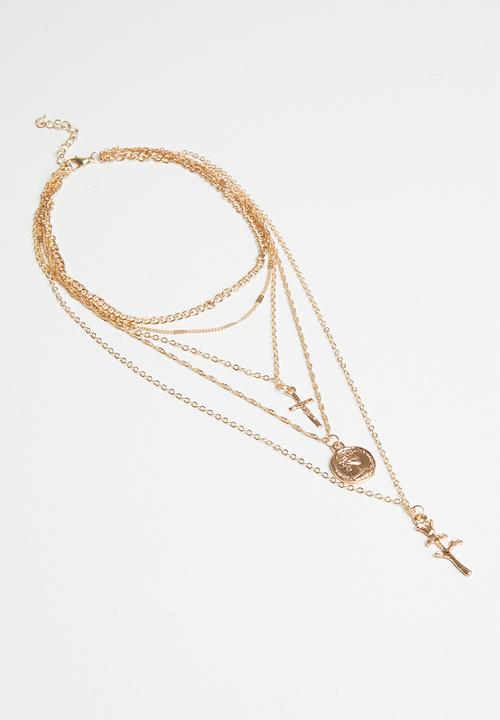Superbalist - Mixed layered necklace-gold