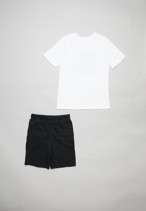Superbalist Kids - Nasa shorts & tee set - black & white
