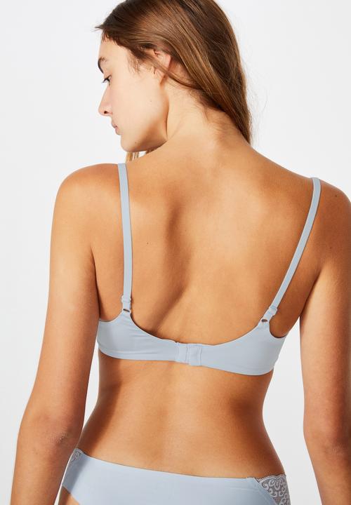Cotton On - Ultimate comfort push up bra - icy moondrop