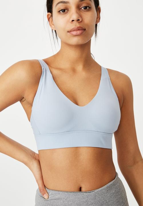 Cotton On - Workout training crop - baltic blue