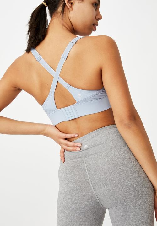 Cotton On - Workout training crop - baltic blue