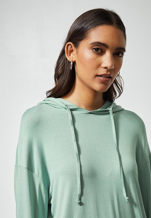 Superbalist - Soft lightweight hoodie - sage