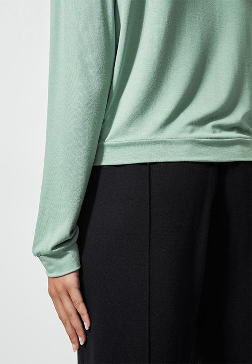 Superbalist - Soft lightweight hoodie - sage