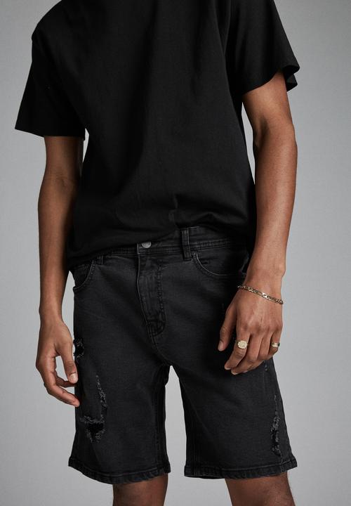 Cotton On - Straight short - black