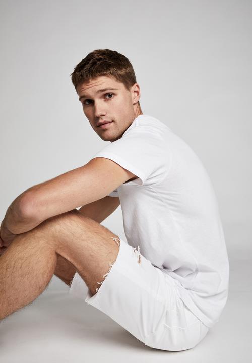 Cotton On - Straight short - white