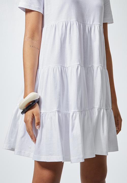 Superbalist - Knit babydoll dress - white
