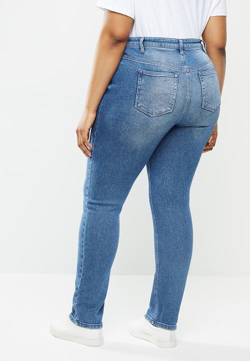 JUNAROSE - One novina sl mb jeans - blue