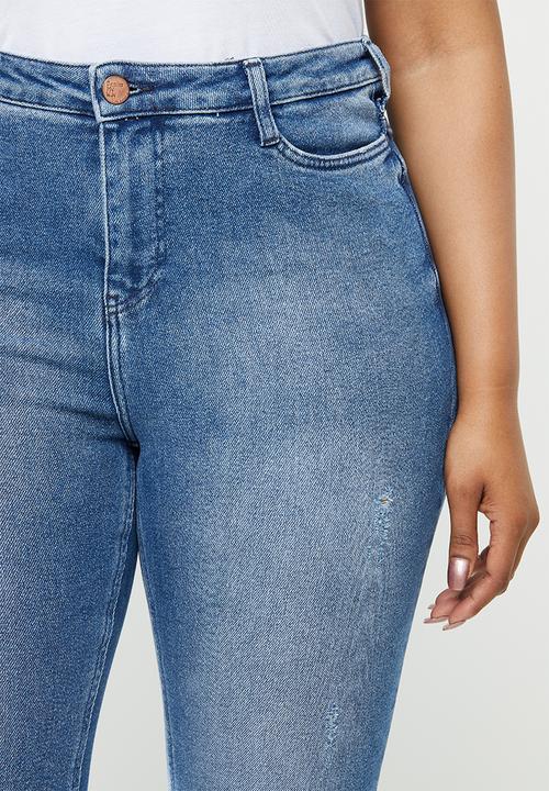 JUNAROSE - One novina sl mb jeans - blue