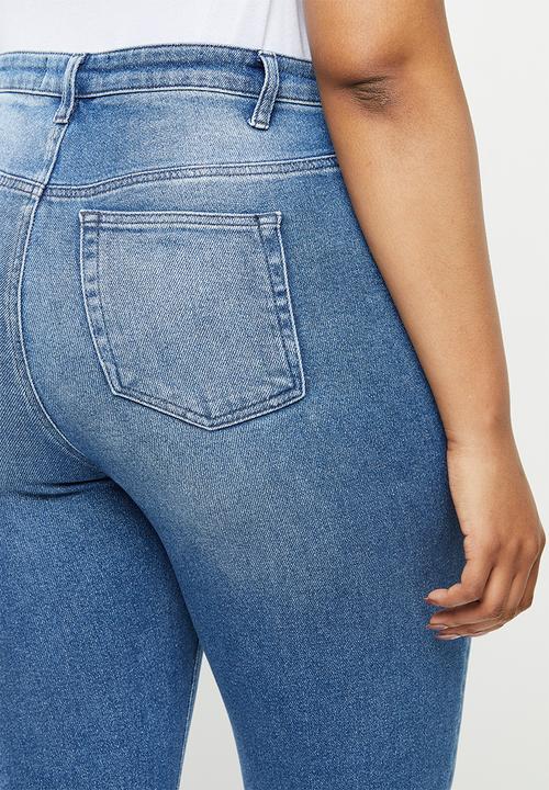 JUNAROSE - One novina sl mb jeans - blue