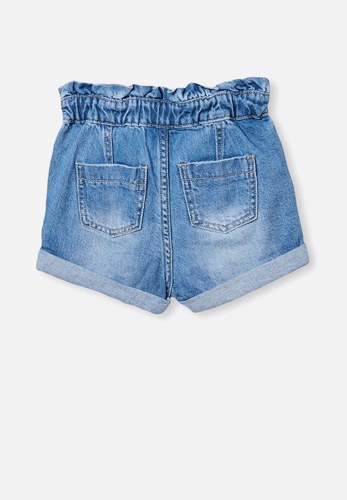 Cotton On - Peta paperbag short - weekend wash
