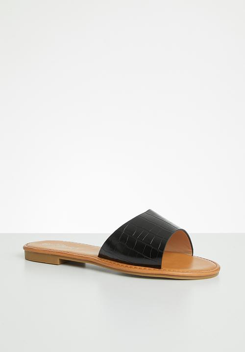 Miss Black - Lowri slide - black