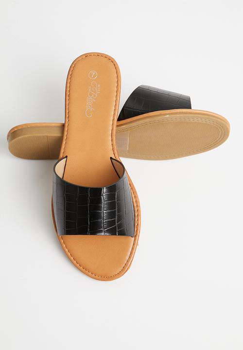 Miss Black - Lowri slide - black