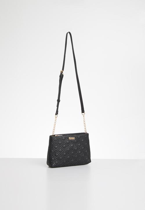 Pierre Cardin - Megan quilted crossbody  - black