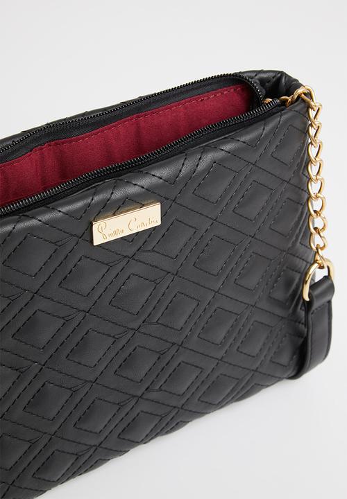 Pierre Cardin - Megan quilted crossbody  - black