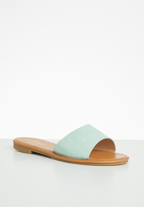 Miss Black - Lowri slide - blue