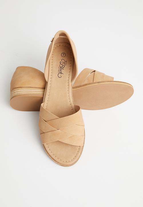 Miss Black - Charso peep - taupe