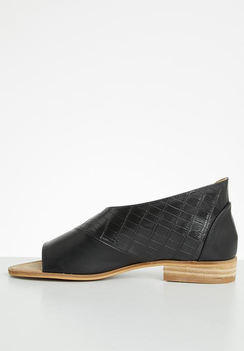 Miss Black - Micah 4 peep-toe - black