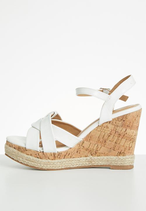 Miss Black - Herza wedge - white