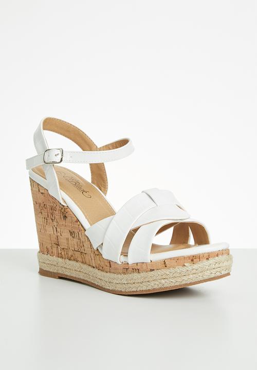 Miss Black - Herza wedge - white