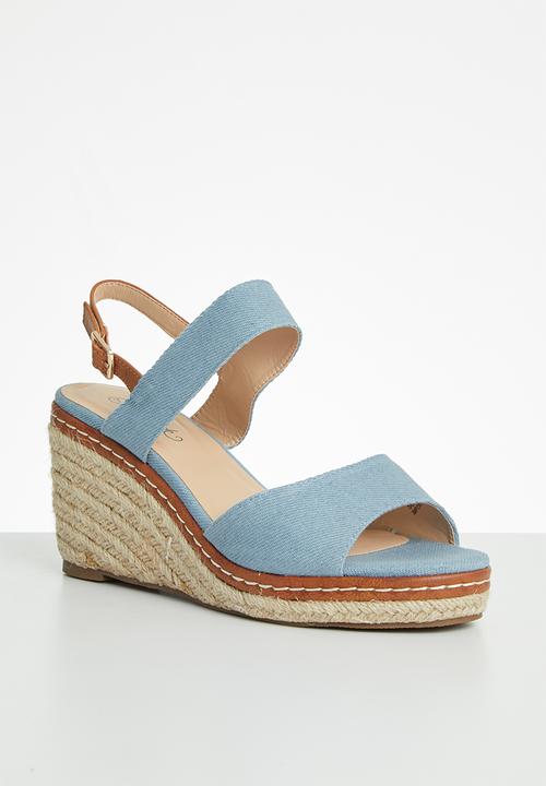 Miss Black - Himara wedge - blue 